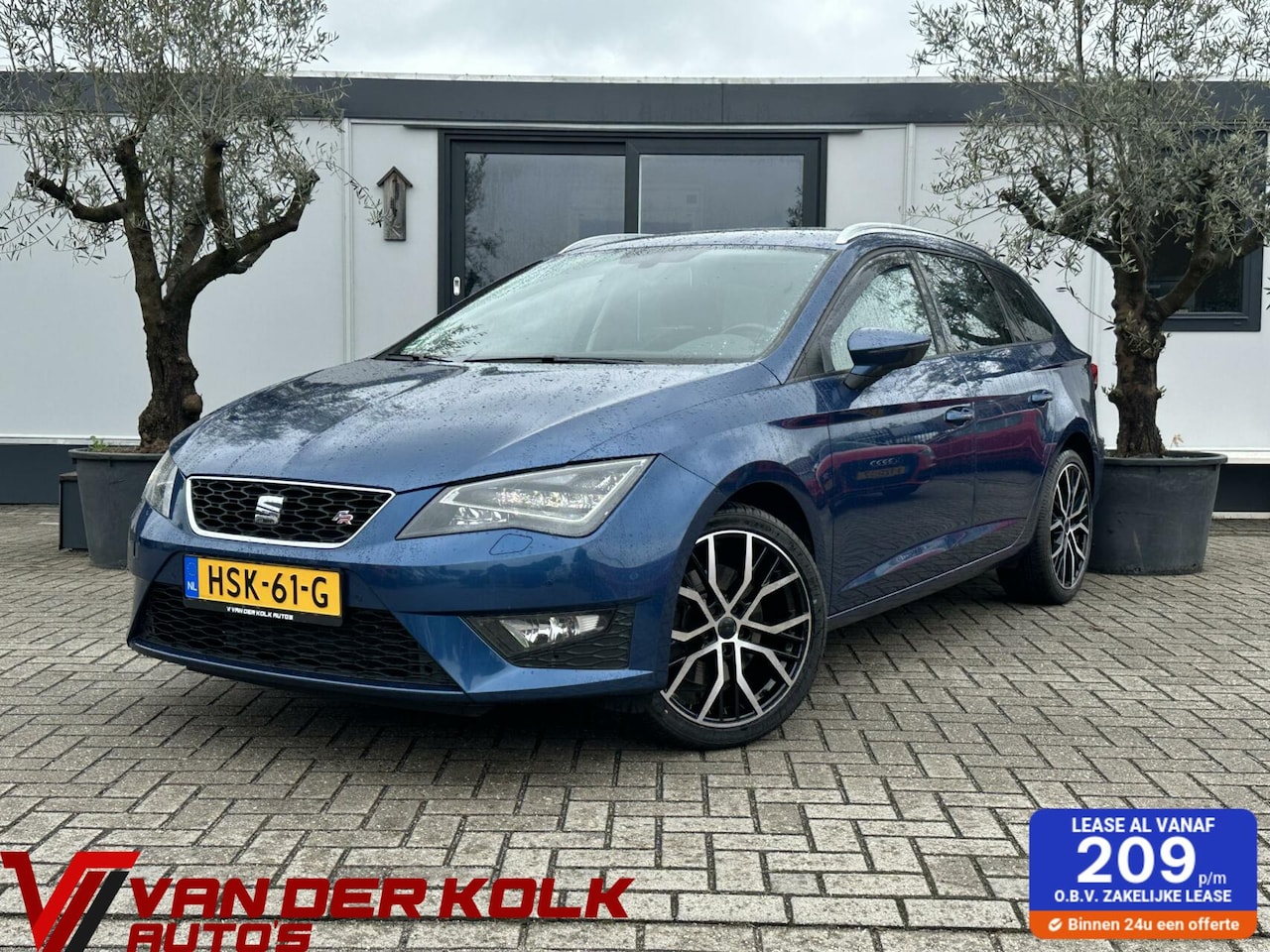 Seat Leon - 1.4 EcoTSI FR Navigatie Climate control Lichtmetalen velgen Trekhaak - AutoWereld.nl