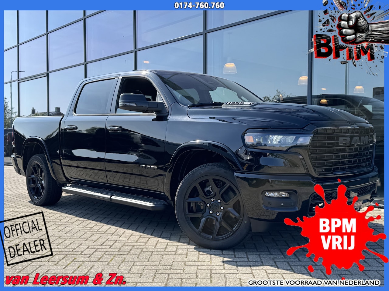 Dodge Ram Pick Up - Laramie Night Hurricane | Pano | H&K | Passenger Screen - AutoWereld.nl
