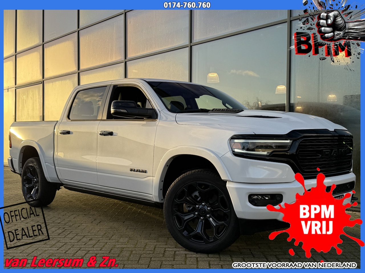 Dodge Ram Pick Up - Limited BLACK PACKAGE | Full options! | - AutoWereld.nl
