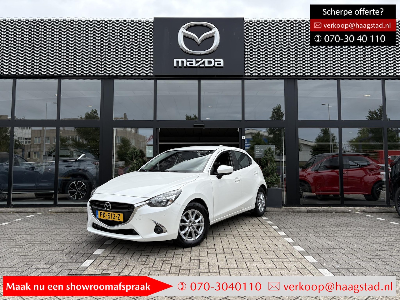 Mazda 2 - 1.5 Skyactiv-G Dynamic 1e Eigenaar / Volledig Dealer Onderhouden / Navigatie - AutoWereld.nl