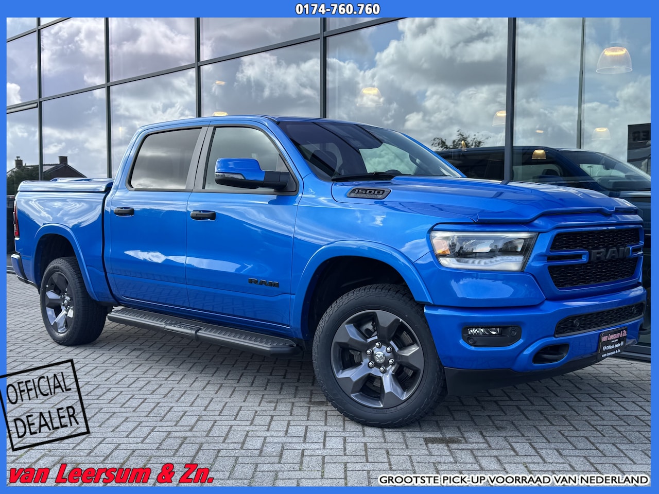 Dodge Ram Pick Up - V8 Built to Serve | Hydro Blue | Achteruitrijcamera - AutoWereld.nl