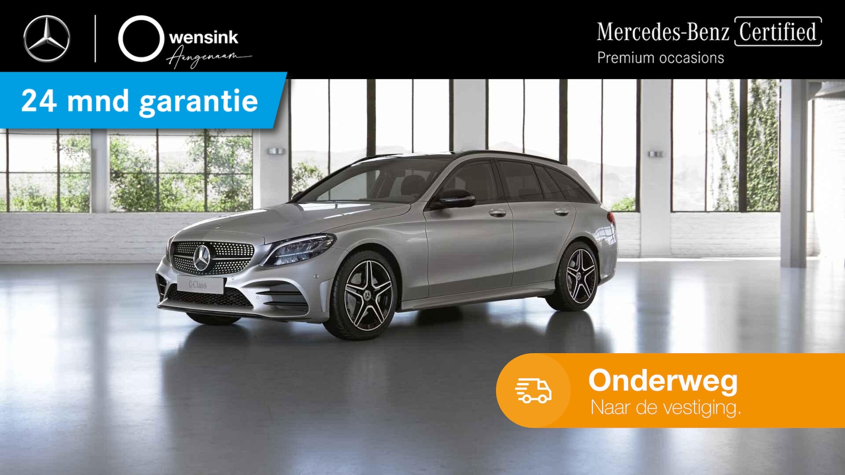 Mercedes-Benz C-klasse Estate - 180 Business Solution AMG | Night | Panoramadak | - AutoWereld.nl