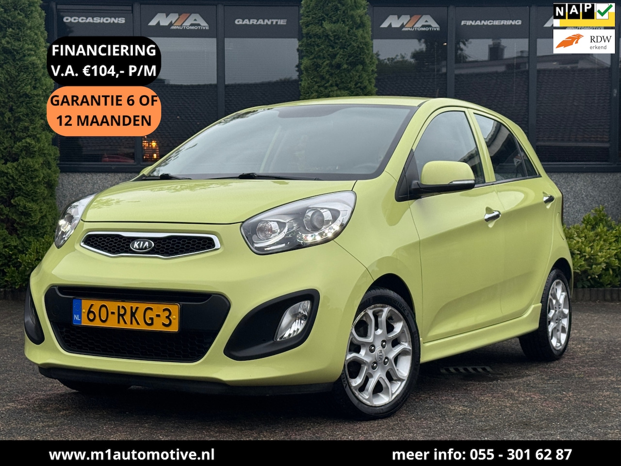 Kia Picanto - 1.0 CVVT Comfort Pack 5 Deurs | A/C | 1E EIG - AutoWereld.nl