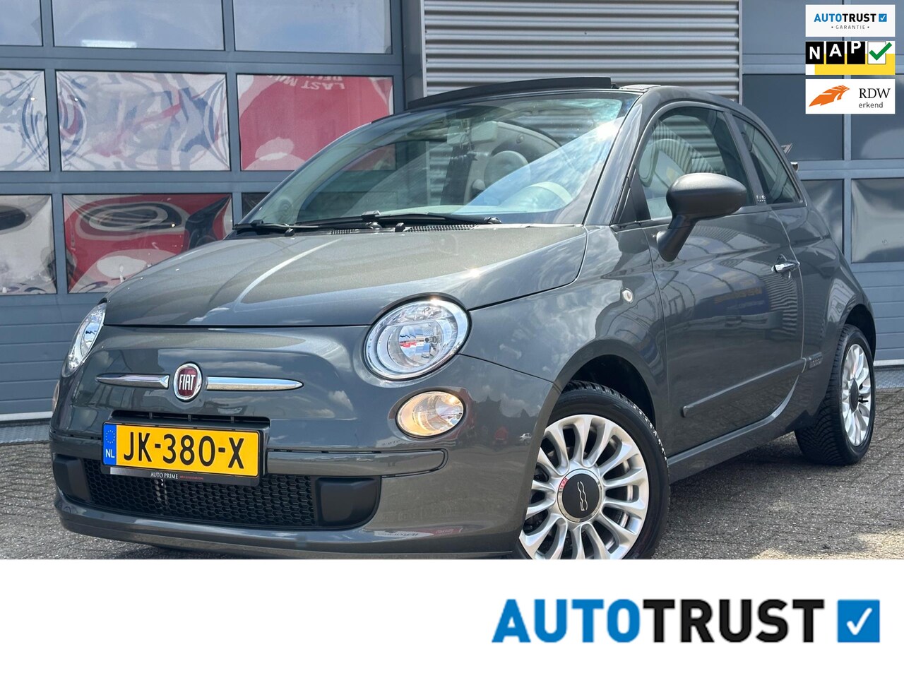 Fiat 500 C - 1.2 Lounge Cabrio | Airco | APK | Distr.riem vervangen - AutoWereld.nl