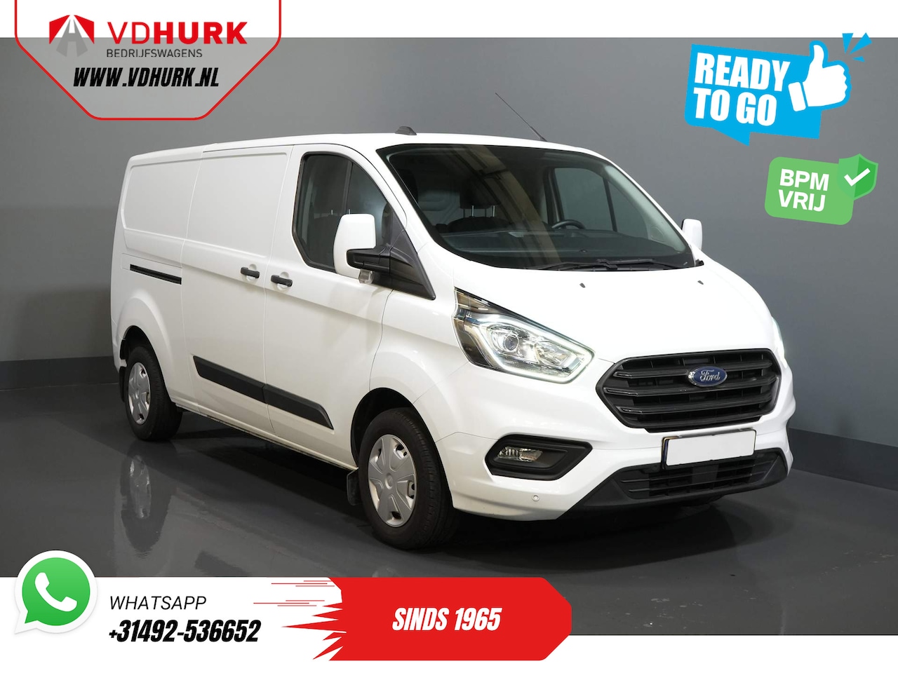 Ford Transit Custom - 2.0 TDCI 130 pk L2 Trend BPM VRIJ! Ready2Go Verw.Voorruit/ PDC/ Cruise/ Airco - AutoWereld.nl