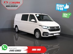 Volkswagen Transporter - 2.0 TDI 150 pk Aut. L2 DC Dubbel Cabine BPM VRIJ Ready2Go 2xSchuifdeur/ Adapt Cruise/ LED/