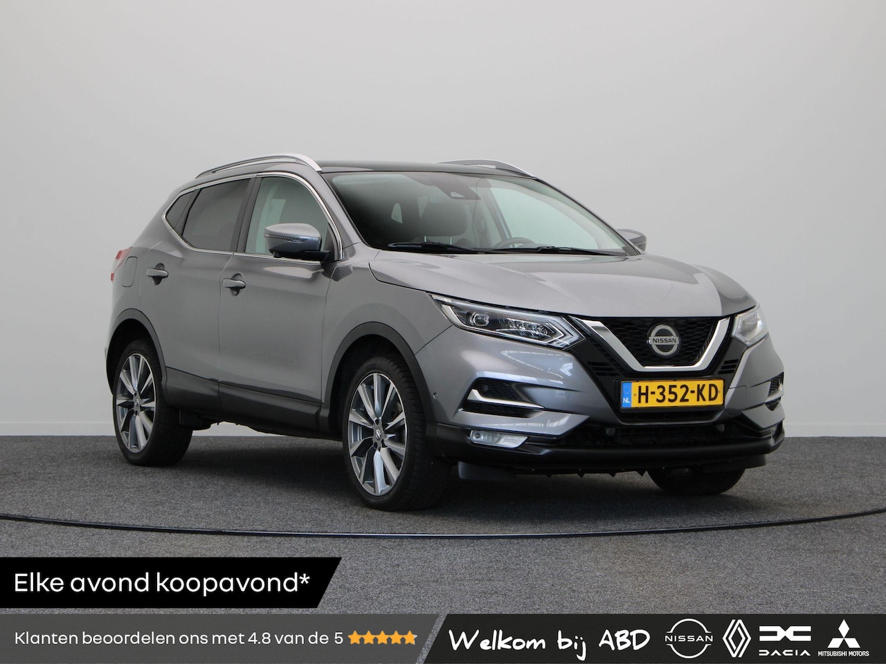 Nissan Qashqai - 1.3 DIG-T Tekna | Stoelverwarming | Panoramadak | Trekhaak | Apple Carplay | - AutoWereld.nl