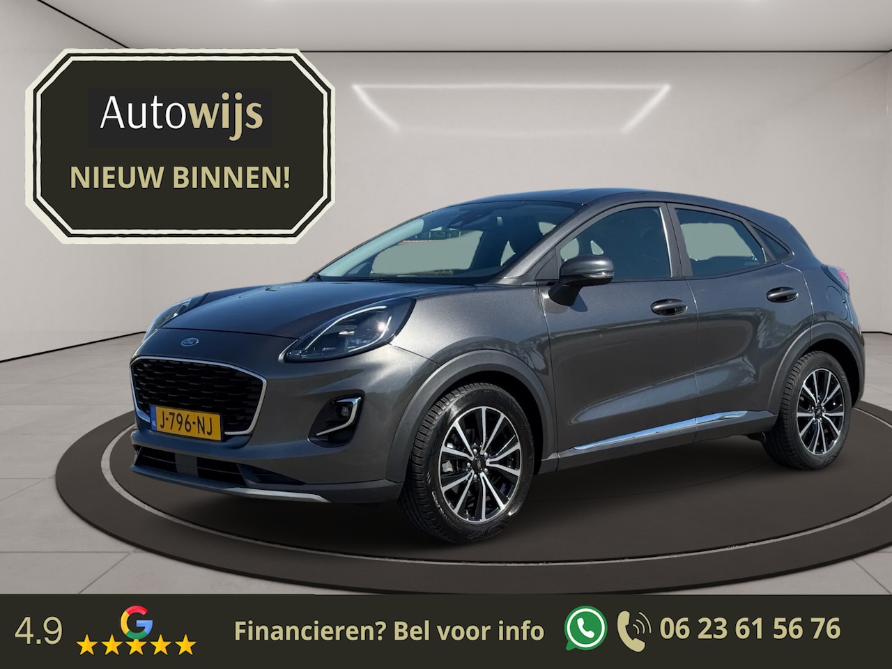Ford Puma - 1.0 EcoBoost Hybrid Titanium|NL Auto|B&O|Goed onderhouden|Navi|PDC - AutoWereld.nl
