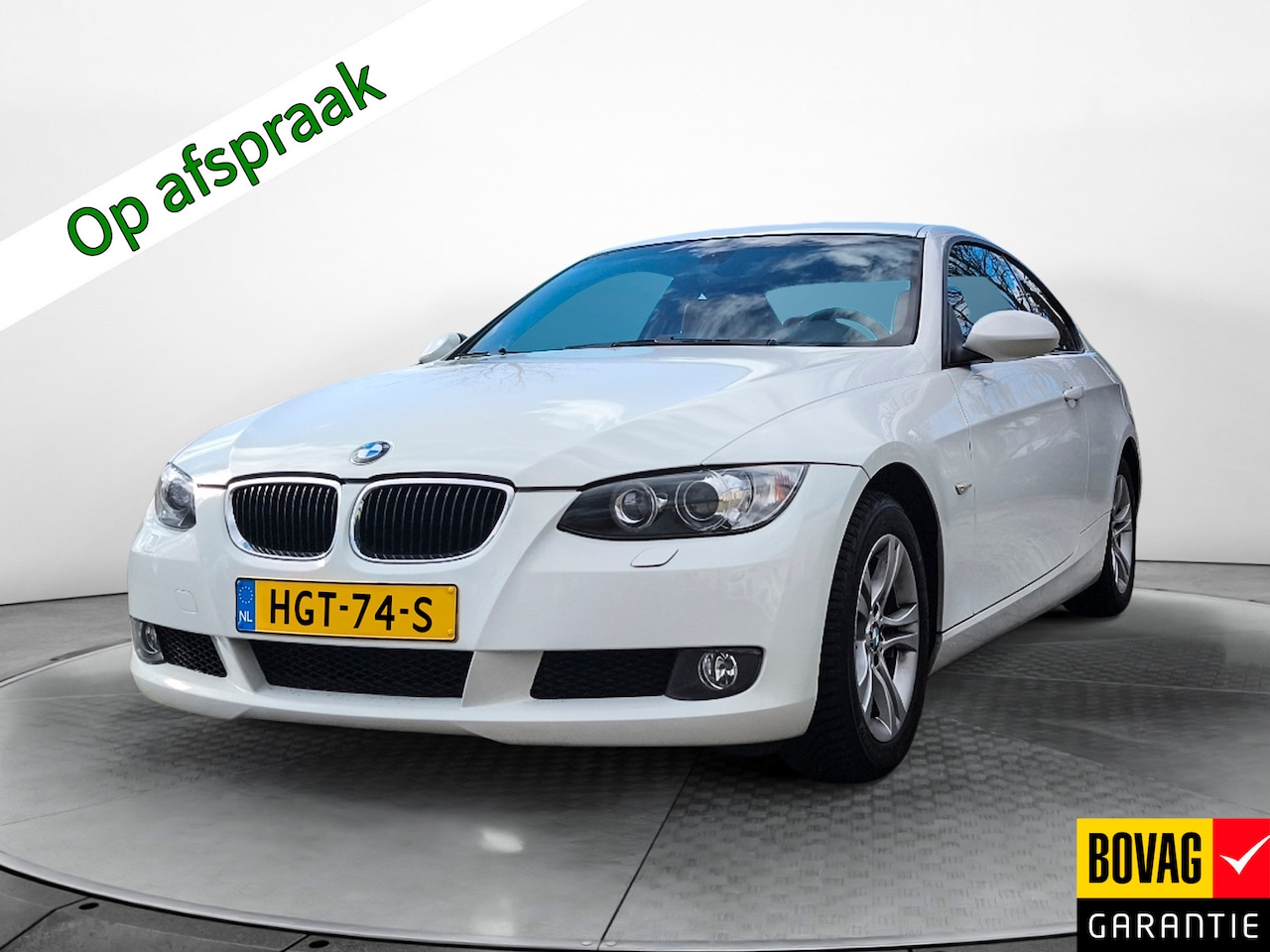 BMW 3-serie Coupé - 320i (170 PK) Dealer-Onderh. Young-Timer. BOVAG-Garantie. Half-Leer, Navigatie, Cruisecont - AutoWereld.nl