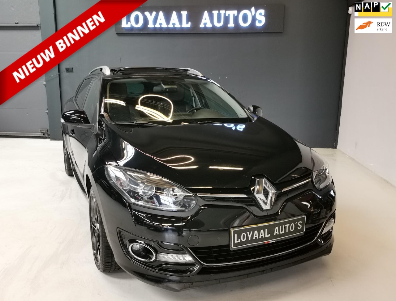 Renault Mégane Estate - 1.2 TCe Bose | NAVI | SCHUIF-DAK | AIRCO | CRUISE | TREKHAAK | PDC | NAP | APK. - AutoWereld.nl