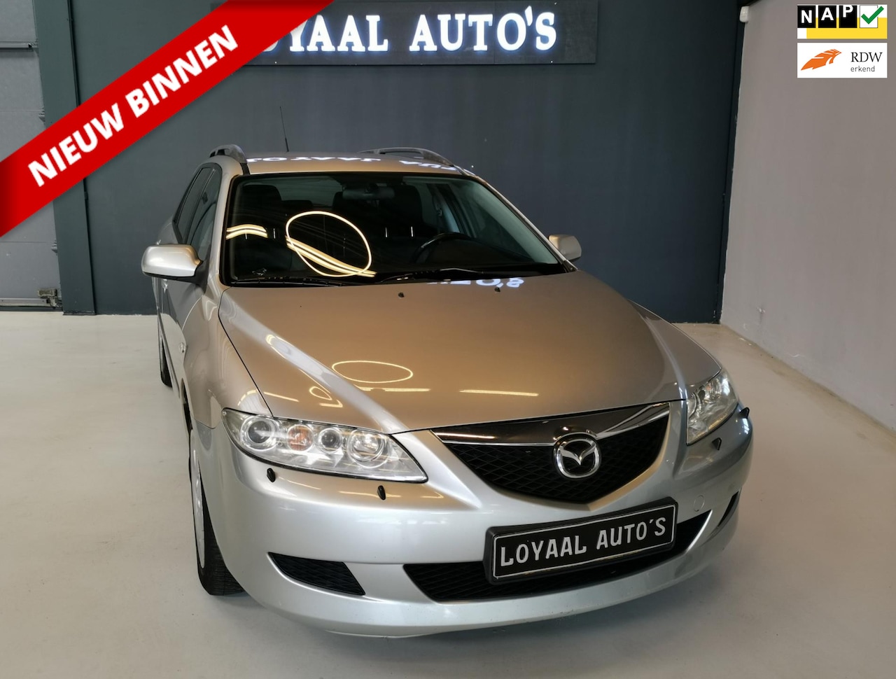 Mazda 6 Sportbreak - 2.0i Touring II | AUT | LEDER | TREKHAAK | PDC | AIRCO | NAP | APK. - AutoWereld.nl