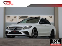 Mercedes-Benz C-klasse - 180 Business Solution AMG Plus Upgrade Edition | Panoramadak | Night pakket | Apple Carpla