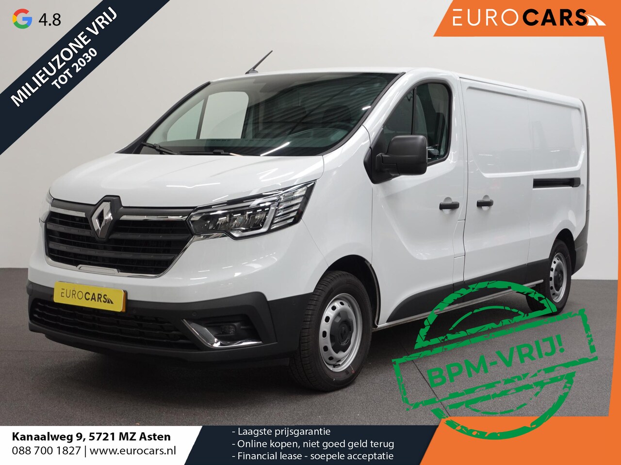 Renault Trafic - 2.0 Blue dCi 150PK T30 L2H1 Advance Airco Bluetooth Camera Cruise Parkeersensoren Trekhaak - AutoWereld.nl