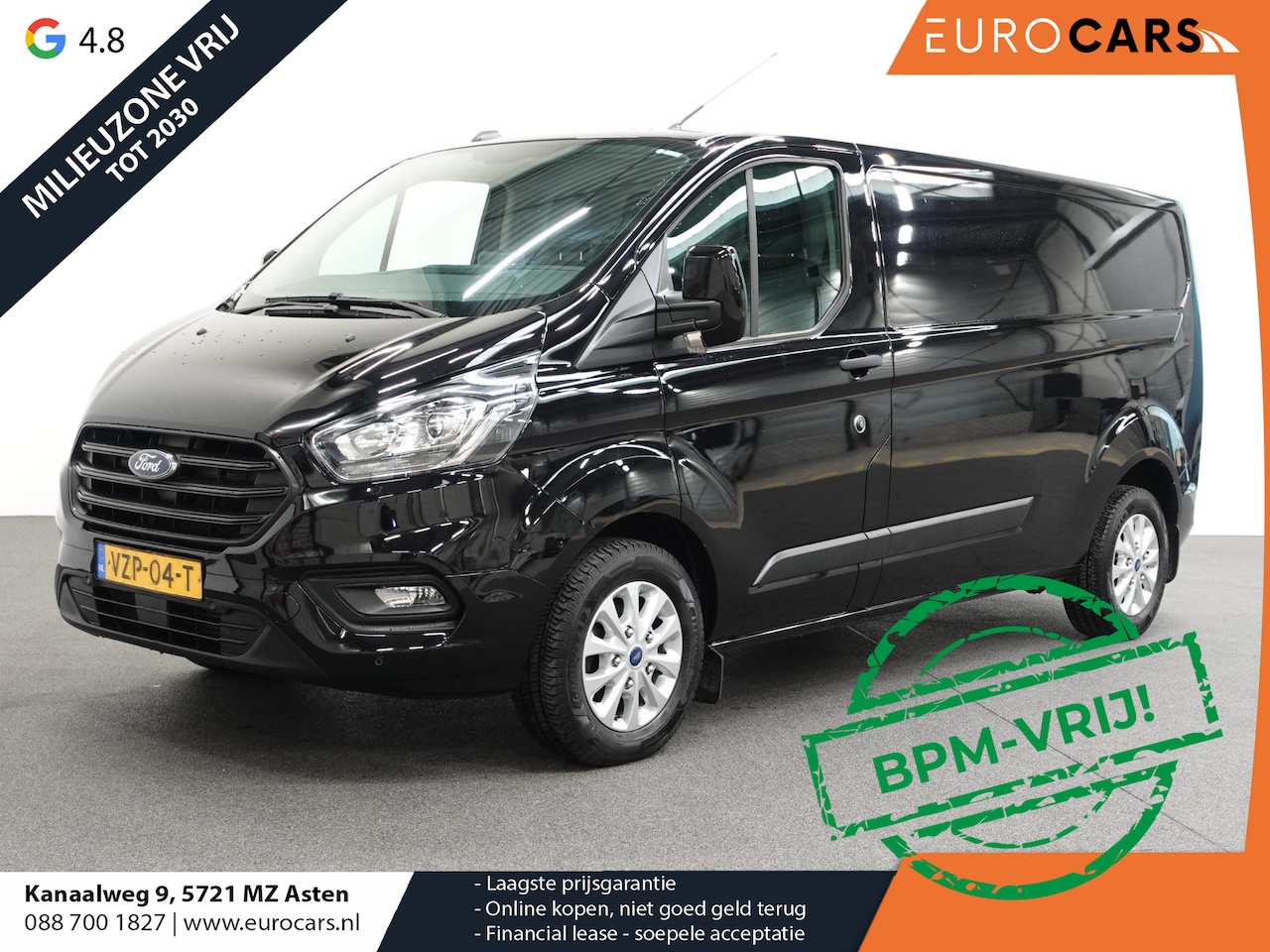 Ford Transit Custom - 300 2.0 TDCI L2H1 Trend Automaat Airco Navi Cruisecontrol Camera Parkeersensoren Trekhaak - AutoWereld.nl