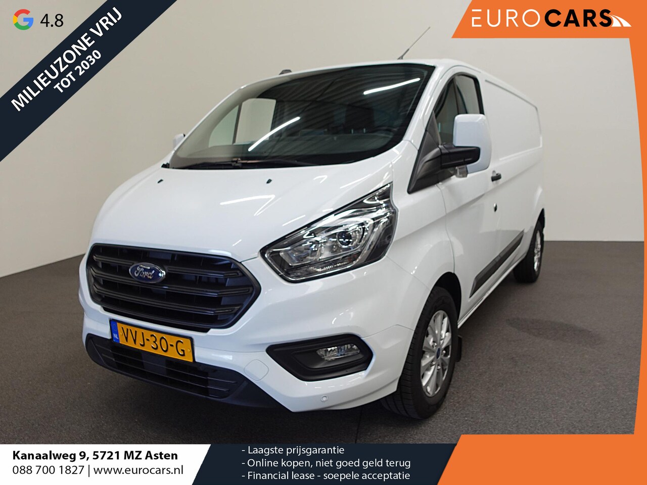 Ford Transit Custom - 300 2.0 TDCI L2H1 Trend Automaat Navigatie Camera Airco Bluetooth Trekhaak - AutoWereld.nl