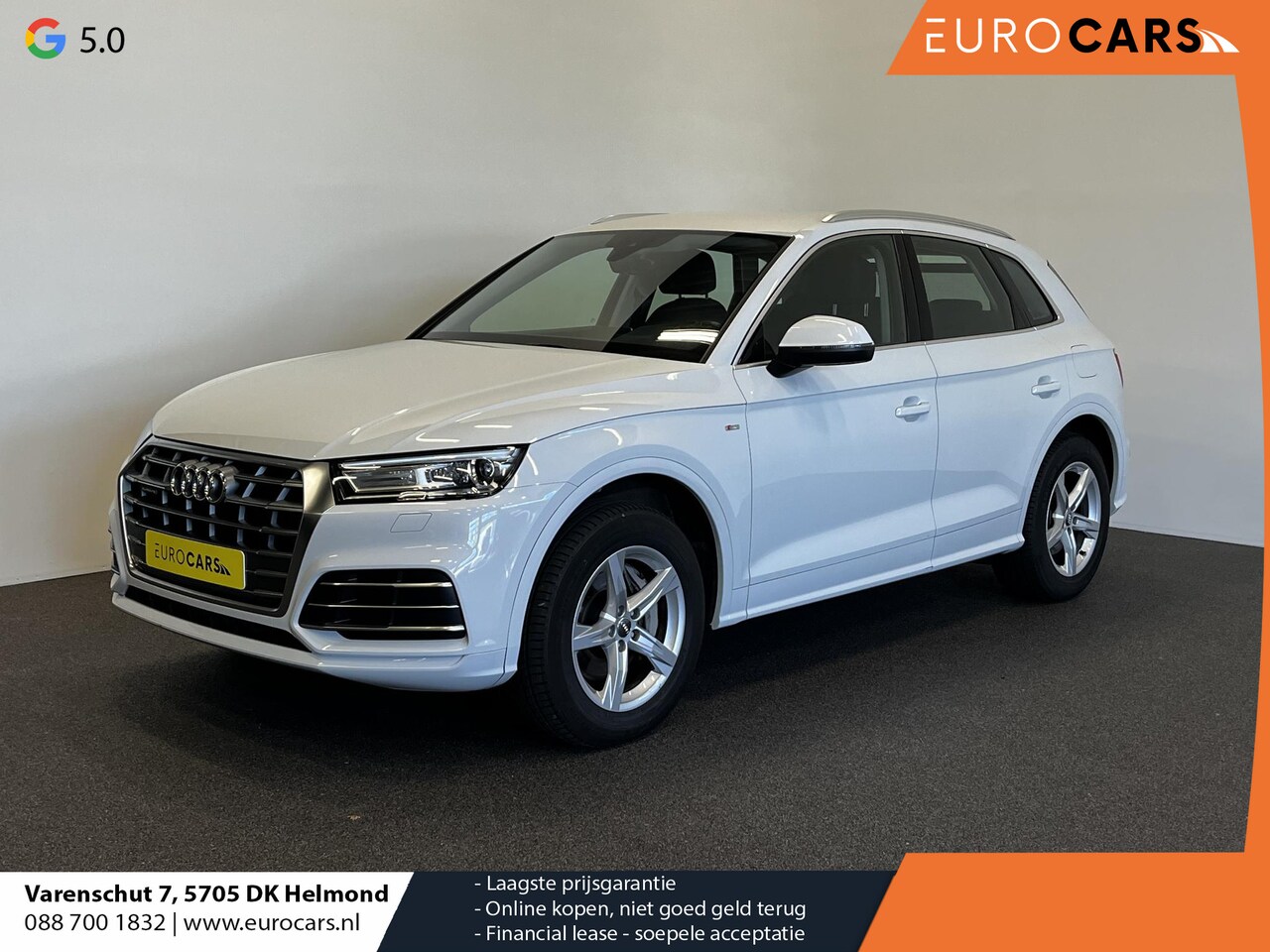 Audi Q5 - 50 TFSI e S edition 299 PK S-Line Airco | ECC MMI Navi Plus Cruise Control PDC VA Trekhaak - AutoWereld.nl