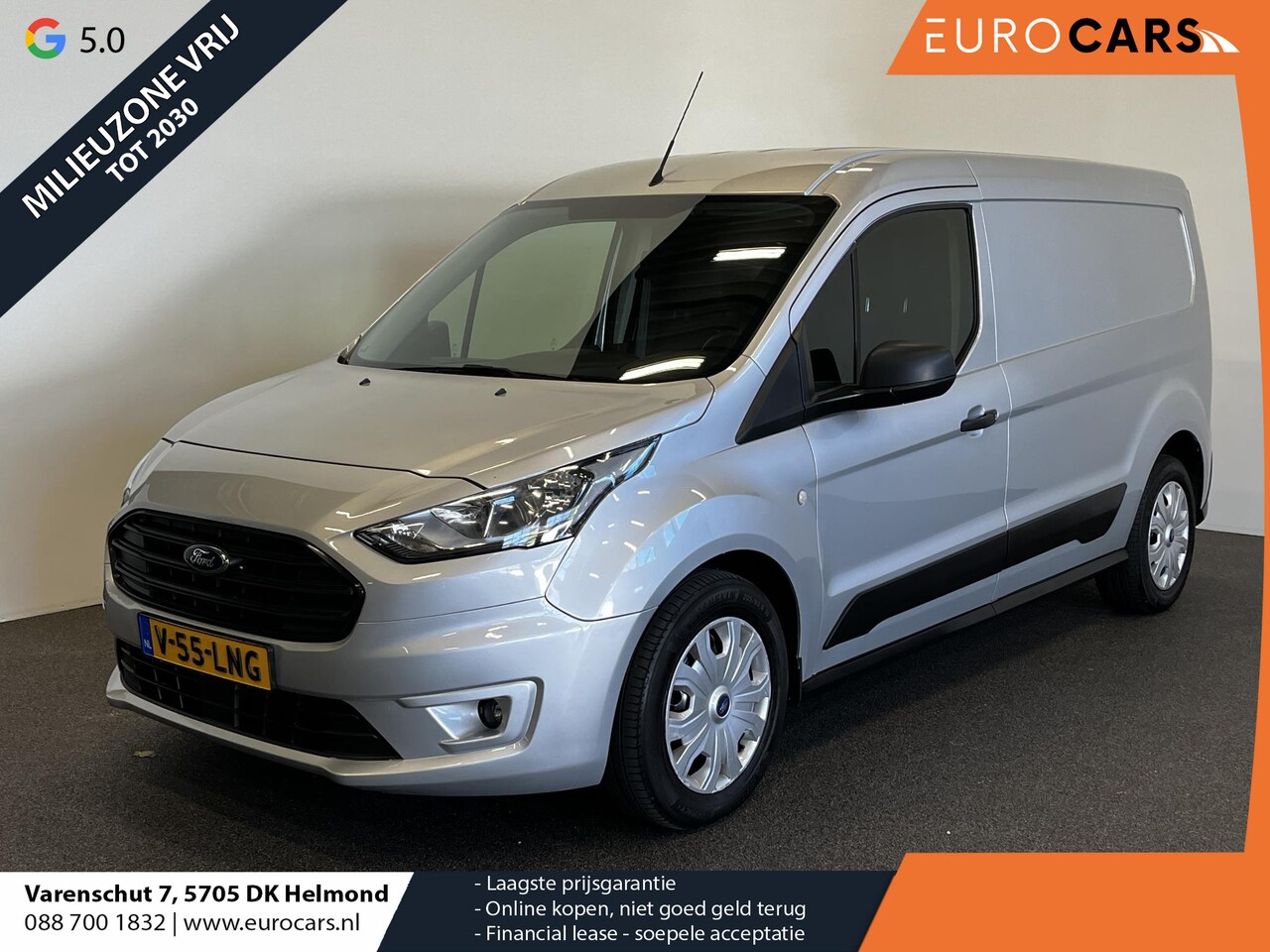 Ford Transit Connect - 100pk L2 Trend Airco Cruise control Radio USB Bluetooth - AutoWereld.nl