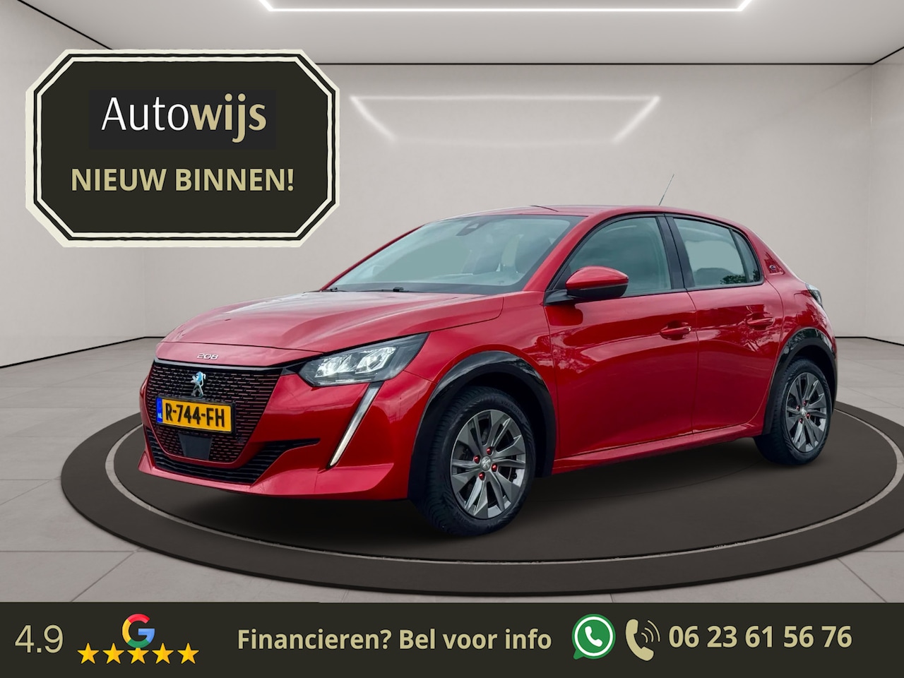 Peugeot e-208 - EV Allure 50 kWh|Carplay|57DKM|LM-Velg|Navi|Cruise - AutoWereld.nl