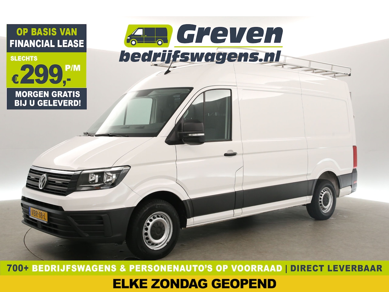 Volkswagen Crafter - 35 2.0 TDI L3H3 | 140PK | 3000KG Trekgew. Trekhaak | Airco Cruise 3 Persoons Imperiaal Ele - AutoWereld.nl