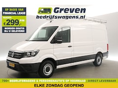 Volkswagen Crafter - 35 2.0 TDI L3H3 | 140PK | 3000KG Trekgew. Trekhaak | Airco Cruise 3 Persoons Imperiaal Ele