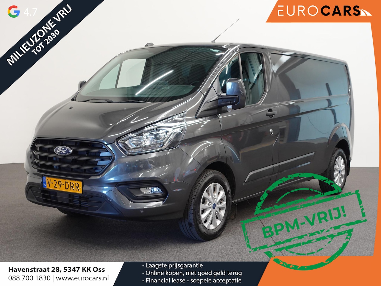Ford Transit Custom - 300 2.0 TDCI 130pk L2H1 Trend Automaat Airco Navigatie Cruise control Camera Parkeersensor - AutoWereld.nl