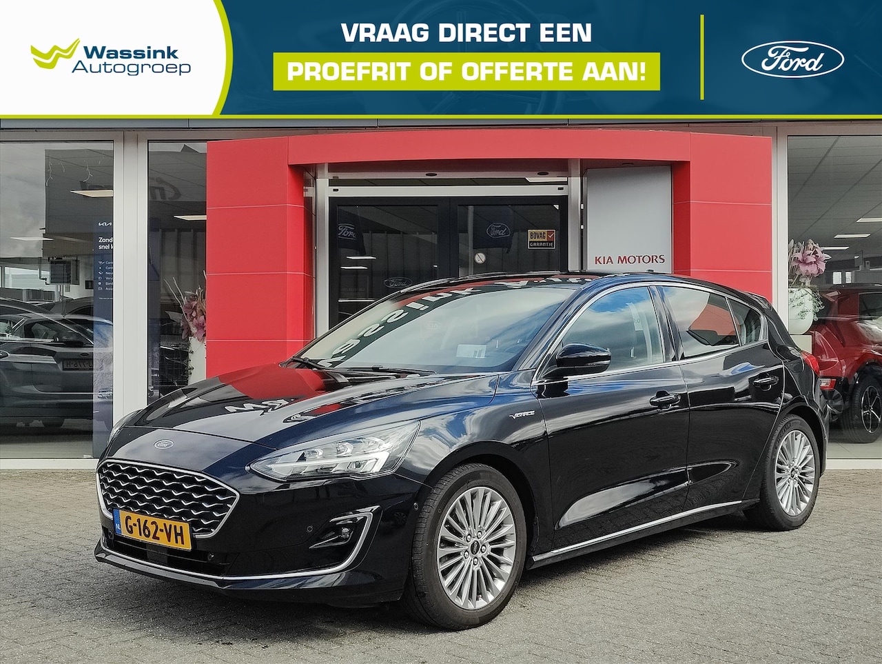 Ford Focus - 1.0 EcoBoost 125pk Vignale | Lederen Bekleding | Stoelverwarming | Cruise Control | Naviga - AutoWereld.nl