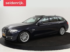 BMW 5-serie Touring - 520i Luxury Edition | Panoramadak | Leder | Stoelverwarming | Navigatie | Xenon | Memory |
