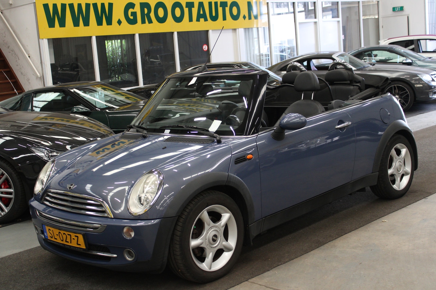 MINI Cabrio - Mini 1.6 Cooper Automaat Airco, Stoelverwarming, Stuurbekrachtiging - AutoWereld.nl
