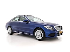 Mercedes-Benz C-klasse - 180 Ambition Aut. *PANO | FULL-LED | 1/2-LEATHER | SPORT-SEATS | NAVI-FULLMAP | HEATED-SEA