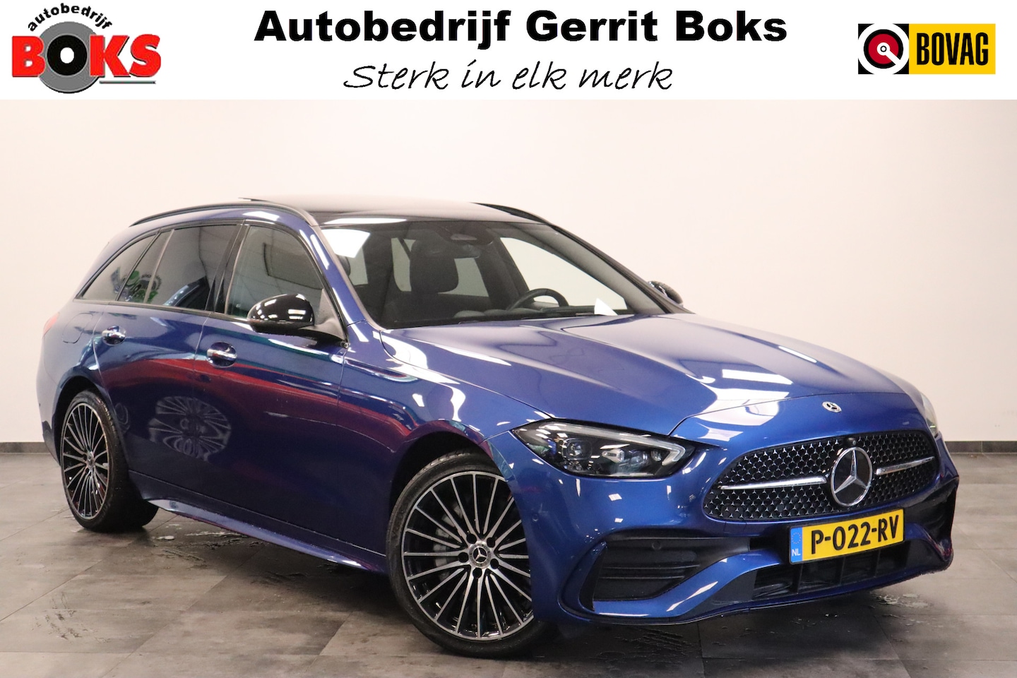 Mercedes-Benz C-klasse Estate - 300 e AMG Line Panorama Memorie Stoelen Sfeerverlichting Head up - AutoWereld.nl