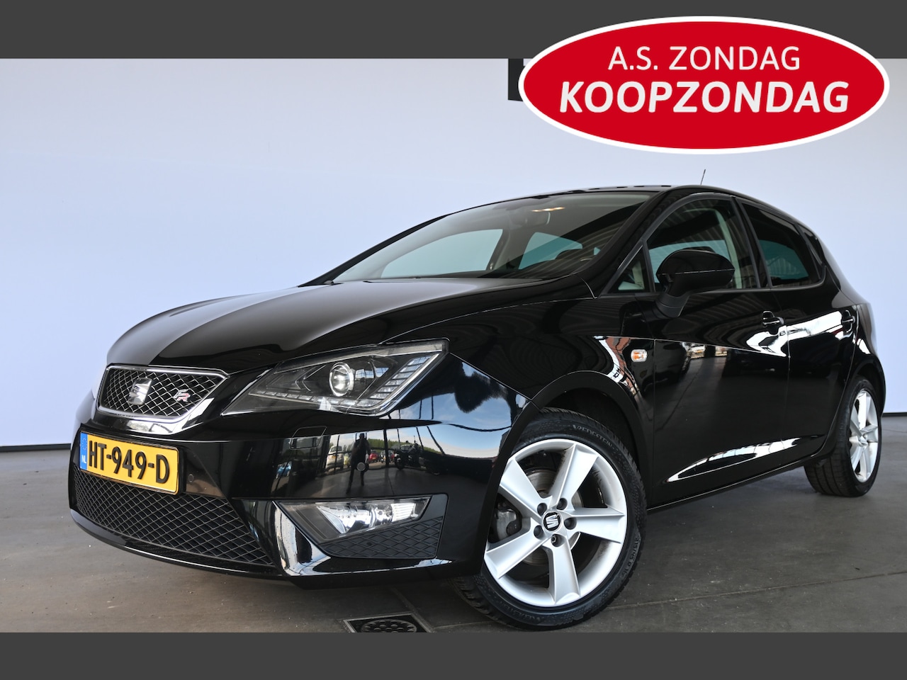 Seat Ibiza - 1.0 EcoTSI FR Connect Navigatie Airco Cruise control Trekhaak PDC 100% Onderhouden Inruil - AutoWereld.nl