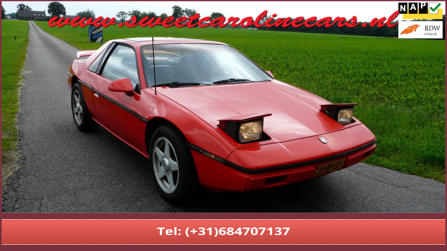 Pontiac Fiero - GT 2.5 Automaat. - AutoWereld.nl