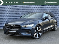 Volvo V60 - 2.0 T6 Plug-in hybrid AWD Plus Dark | Long range |19" Diamond cut velgen | Trekhaak | Harm