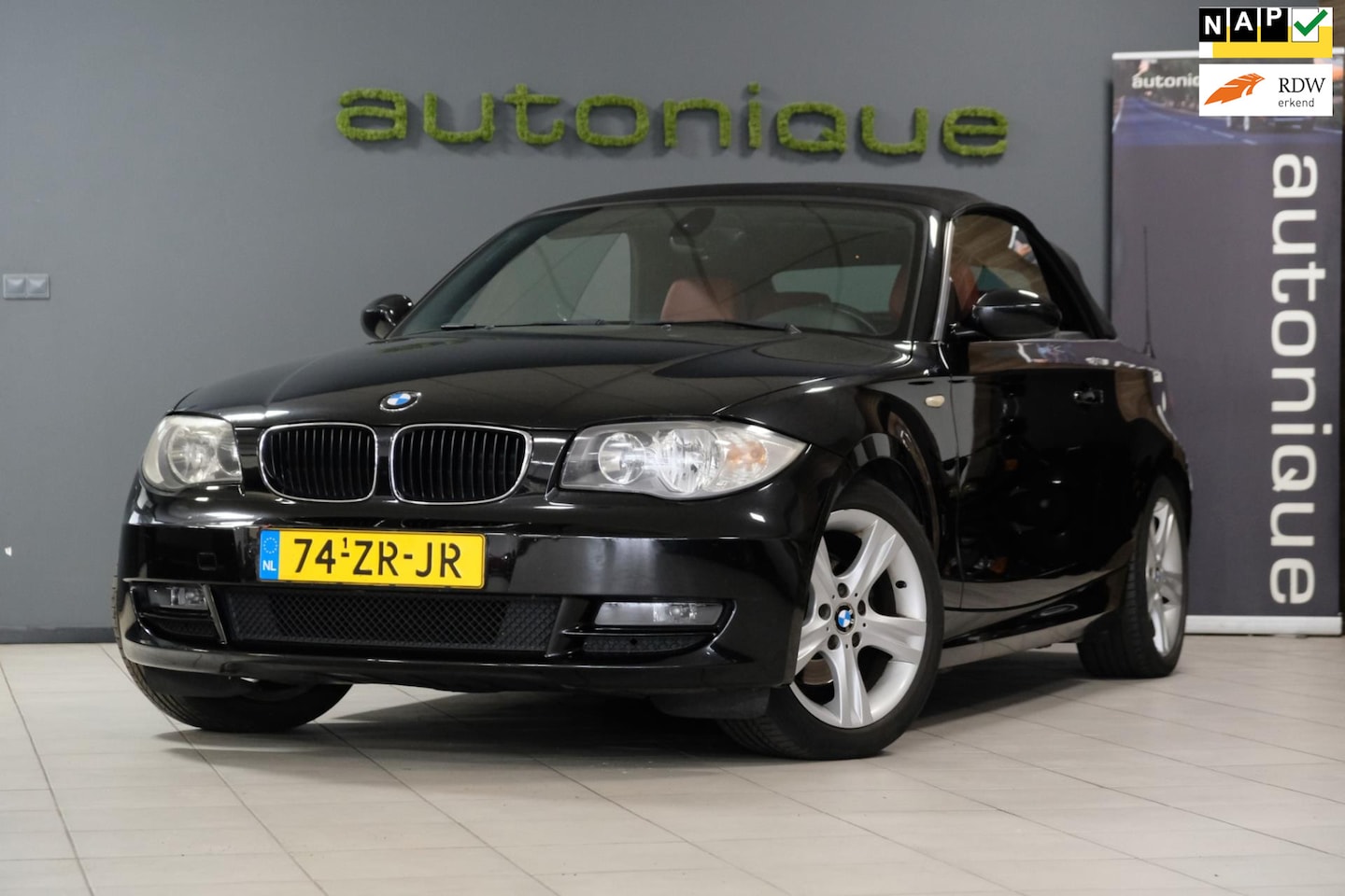 BMW 1-serie Cabrio - 120i High Executive sportleder/navi - AutoWereld.nl
