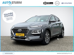 Hyundai Kona - 1.6 GDI HEV Premium | Trekhaak | Head Up-Display | Leder | Stoelverwarming + -Ventilatie |