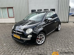 Fiat 500 - 1.4-16V Sport 2007 Zwart| Airco | APK |