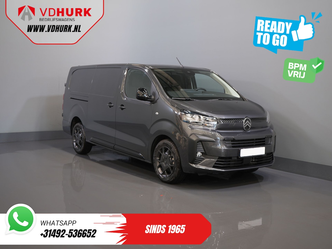 Citroën Jumpy - 2.0 HDI 180 pk Aut. L3 BPM VRIJ! 2x Schuifdeur/ Navi/ Carplay/ Camera/ PDC/ Cruise/ Airco - AutoWereld.nl