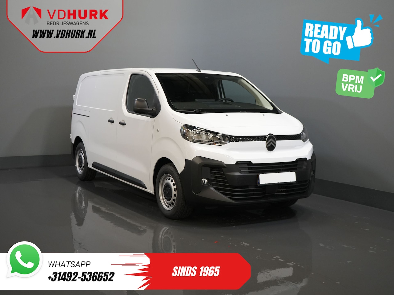 Citroën Jumpy - 2.0 HDI 145 pk L2 BPM VRIJ! Virtual Cockpit/ Navi/ Carplay/ Camera/ PDC/ Cruise/ Airco - AutoWereld.nl
