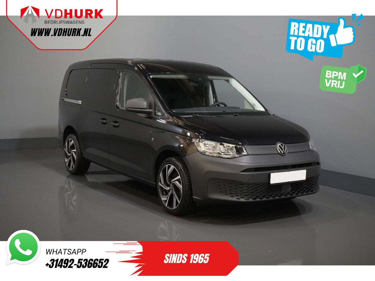 Volkswagen Caddy Cargo Maxi - 2.0 TDI 125 pk DSG Aut. BPM VRIJ! Virtual Cockpit/ Carplay/ Cruise/ PDC/ Omvormer - AutoWereld.nl
