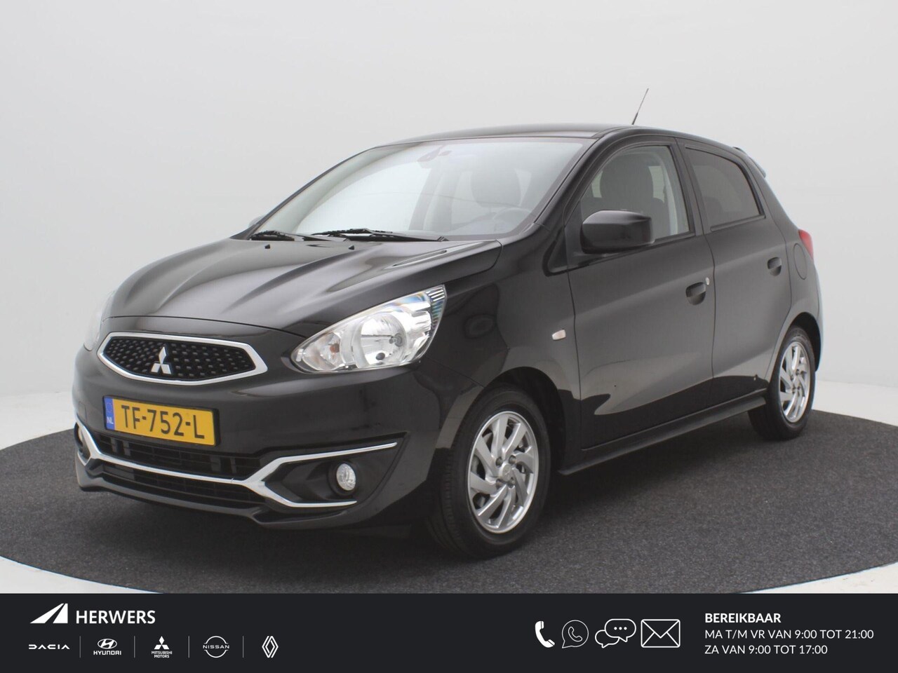 Mitsubishi Space Star - 1.2 Connect Pro AUTOMAAT / Navigatie / Cruise Control / Airco / 5-peroons / LMV / Historie - AutoWereld.nl