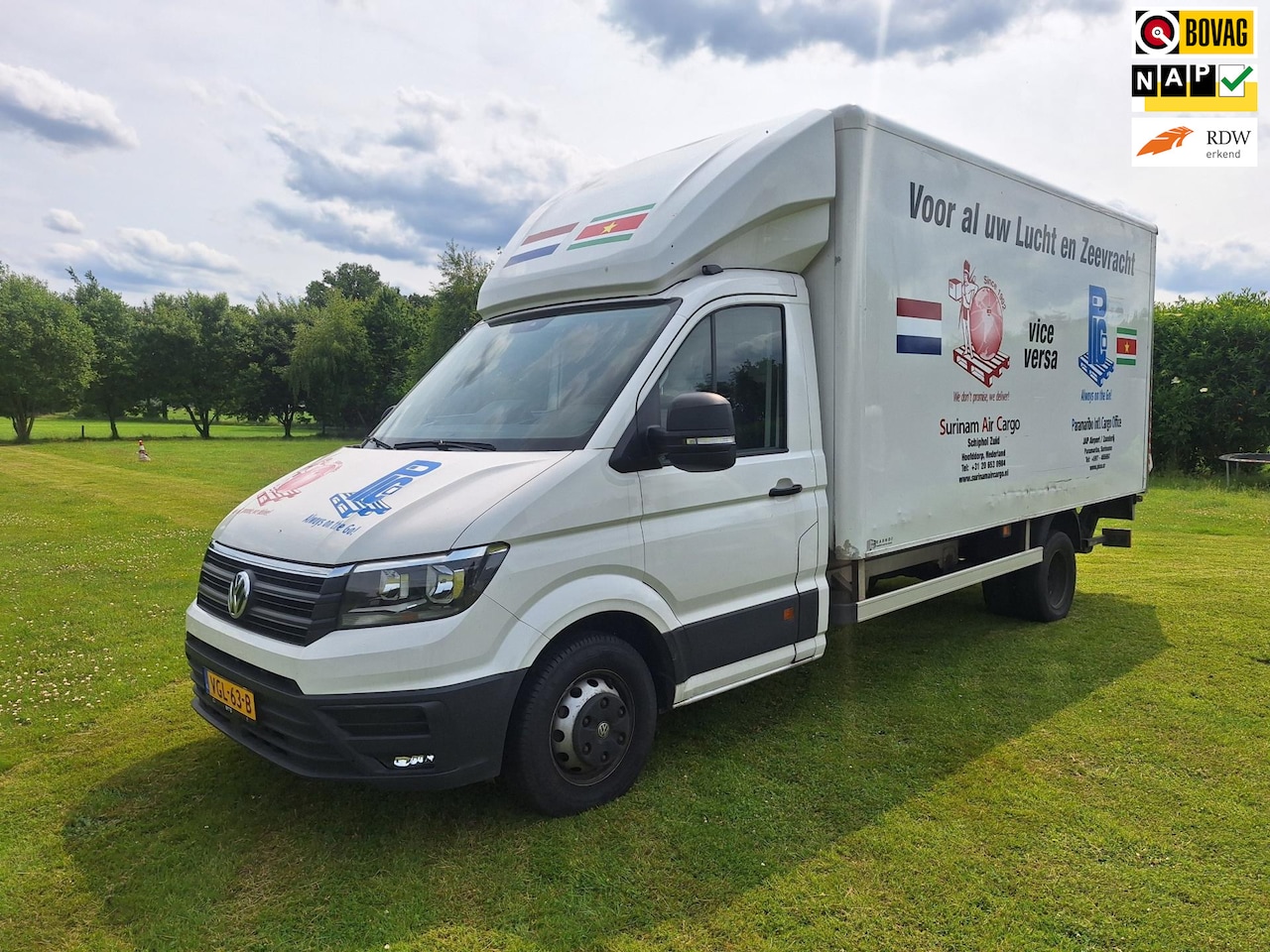 Volkswagen Crafter - 50 2.0 TDI L4H3 DL 177PK "Automaat" Laadklep Apple-Carplay Navigatie Airco Cruise-control, - AutoWereld.nl