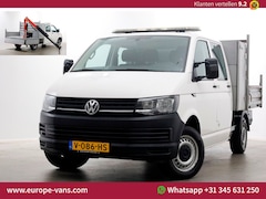 Volkswagen Transporter - T6 2.0 TDI 150pk Lang D.C. Open laadbak met Palfinger laadkraan 08-2017