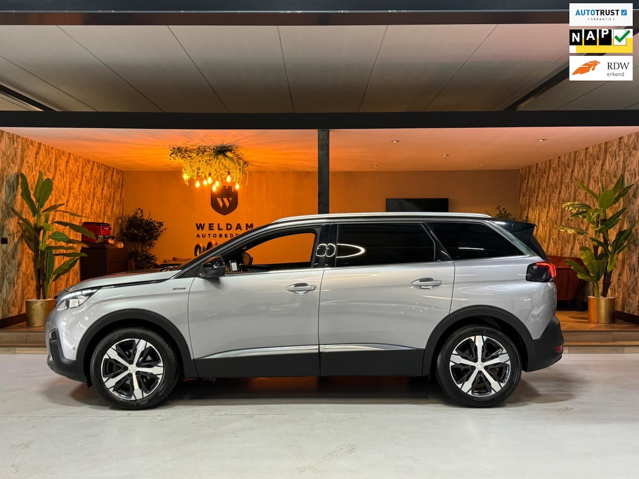 Peugeot 5008 - 1.2 PureTech GT-Line Garantie Trekhaak 7P CarPlay 360 Camera Blindspot Sfeer Cruise Lane L - AutoWereld.nl