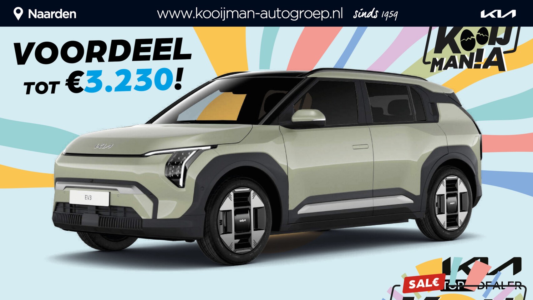 Kia EV3 - Plus Advanced 81.4 kWh €42.465,- RIJKLAAR! Nu €3.230,- voordeel! Meerdere kleuren en uitvo - AutoWereld.nl