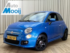 Fiat 500 Abarth - 500S 1.2 *Abarth-Look* Digital Cockpit / Blu Italia / 1/2 Leder / Sportstuur / Bluetooth /
