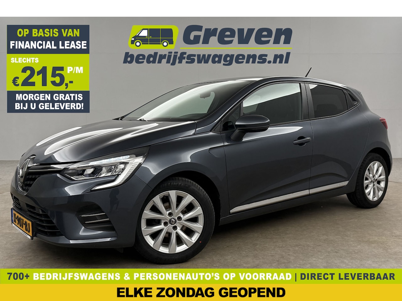 Renault Clio - 1.0 TCE Intens Clima Carplay LED Cruise Navi PDC 16''LMV - AutoWereld.nl
