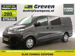 Citroën Jumpy - 2.0 BlueHDI L3H1 | Dubbele Cabine | 5 Persoons | Airco Cruise 2xSchuifdeur Parkeersensoren