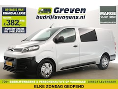 Citroën Jumpy - 2.0 BlueHDI L3H1 | MARGE | Dubbele Cabine | 5 Persoons | Airco Cruise Carplay Navigatie PD
