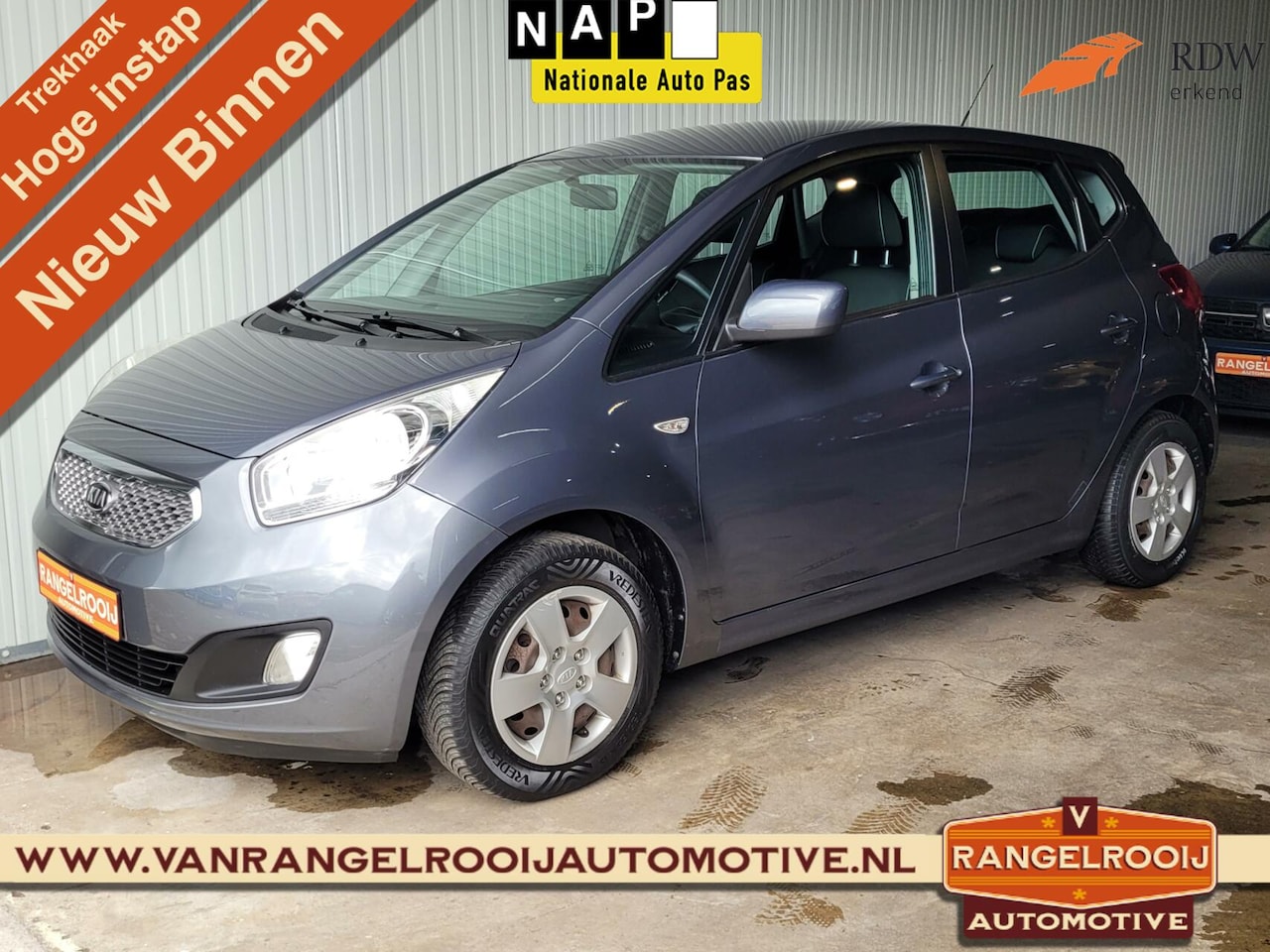 Kia Venga - 1.4 CVVT Brooklyn 1.4 CVVT Brooklyn, trekhaak, camera, cruise, airco - AutoWereld.nl