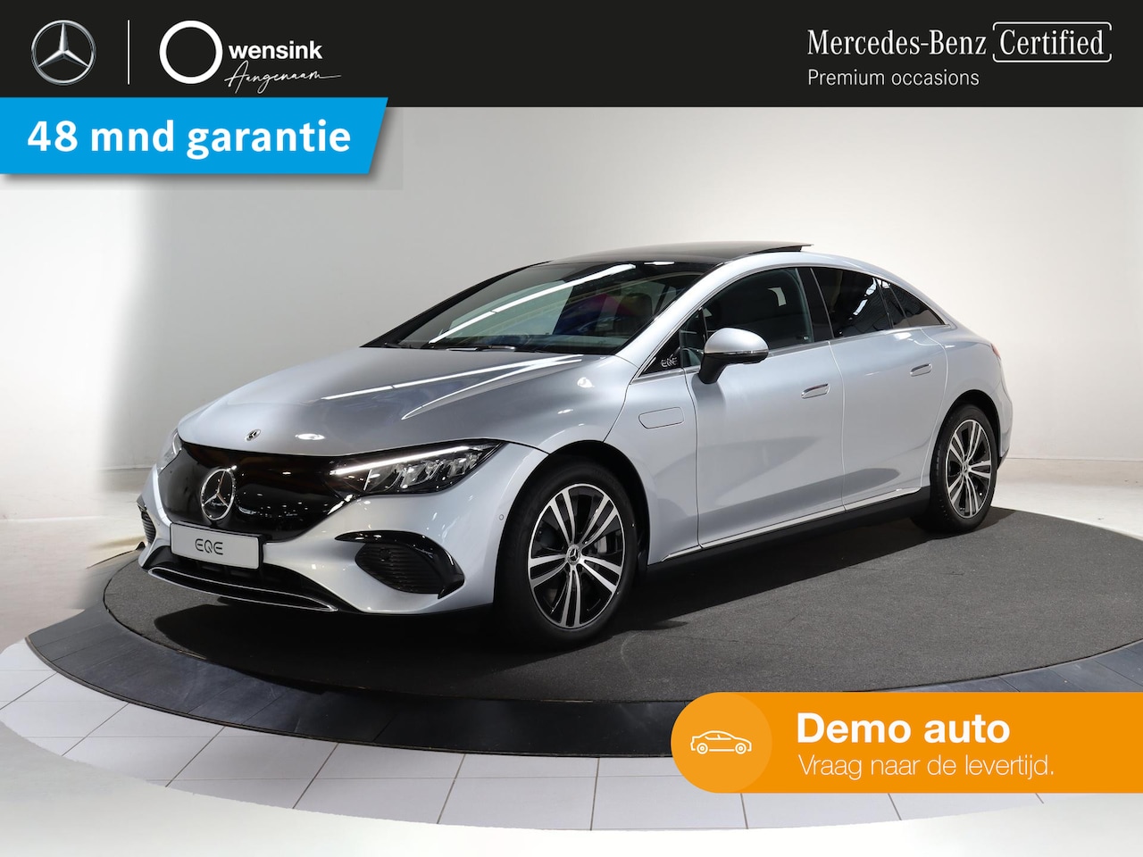 Mercedes-Benz EQE - 300 Business Edition 89 kWh | Panoramadak | Smartphone integratie | Privacy glass | Achter - AutoWereld.nl